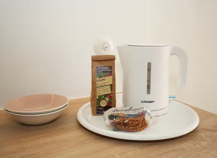 Koffie en thee in de keuken